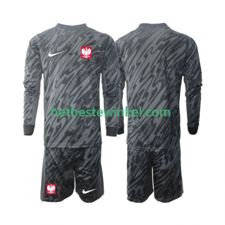 Polen Voetbalshirts Doelman Kind Uit 2024 - LS